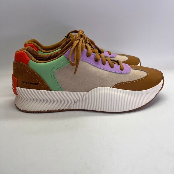 Sorel Ona BLVD Classic Size 7.5 Waterproof Multicolor Leather Suede Sneakers - Picture 2 of 15